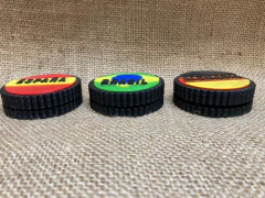 Picador Grinder Plástico 3d Pla, 2 Partes Paises Banderas - tienda online