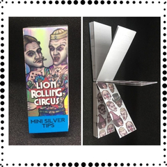 Filtro Carton Para Armar Rolling Lion Circus Mini Silver Tip