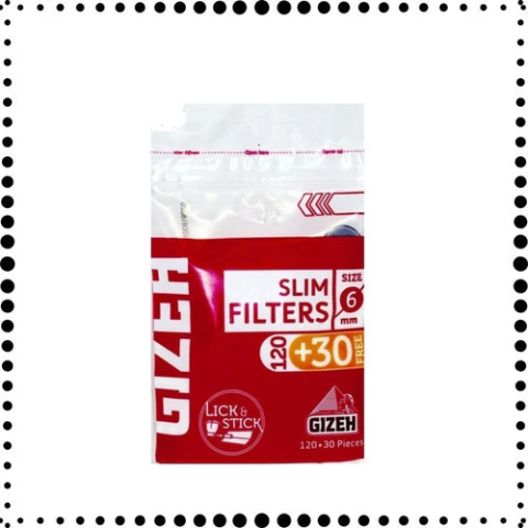 Filtro Gizeh Slim Para Armar Cigarrillos
