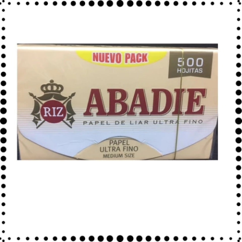 Block Papel Abadie Ultra Fino 78mm 1 1/4 X 500 Unid.