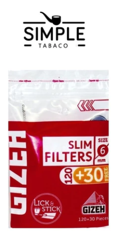Filtro Gizeh Slim Para Armar Cigarrillos - comprar online