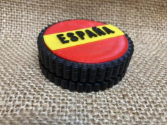 Picador Grinder Plástico 3d Pla, 2 Partes Paises Banderas en internet