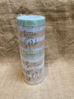 Set Matero Latas Yerba Azucar Diseños Flores / Varios en internet