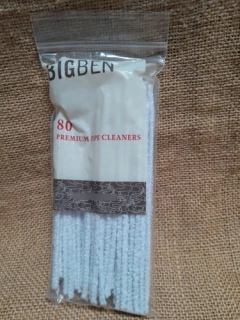 Escobillas Limpia Pipa Premium Blancas Big Ben X 80 U