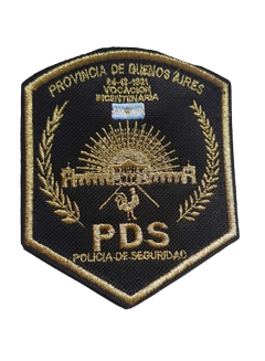 Escudo bordado bicentenario policia bonaerense (PDS)