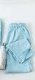 PANTALÓN SUELTO HOMBRE CELESTE TELA OXFORD