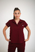 CHAQUETA SUELTA KATE SPANDEX BORDO - comprar online