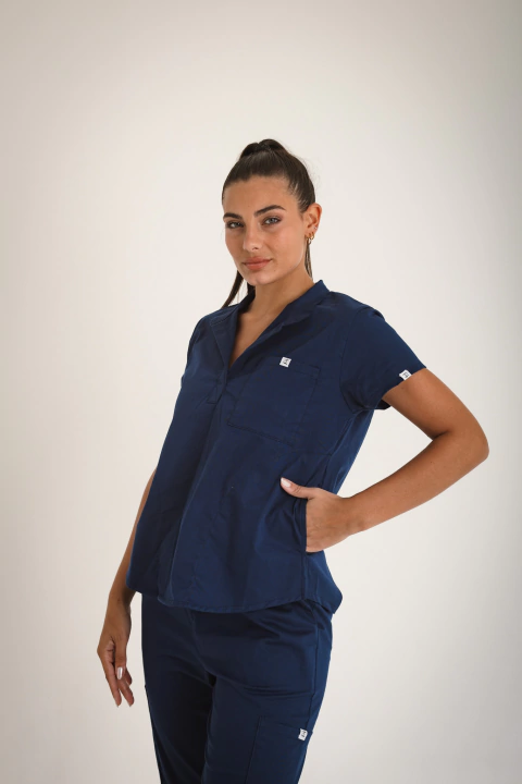 AMBO KATE SPANDEX SLIM AZULINO