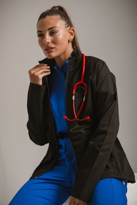 CHAQUETA CONTORN SPANDEX SLIM - FERIA 3XL - comprar online