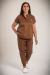 AMBO KATE CHOCOLATE SPANDEX SLIM - PRIM WEAR