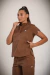 AMBO KATE CHOCOLATE SPANDEX SLIM - PRIM WEAR