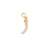 Berloque Dente de Sabre Banhado a Ouro