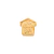 Berloque Casa Lar Sweet Home Banhado a Ouro