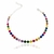Pulseira Riviera Redonda Colors Banhada a Prata