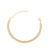 Pulseira Riviera Navetes Cristais Banhada a Ouro