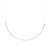 Colar Choker Rígida Para Berloques Banhado a Prata