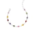 Pulseira Gotinhas Zircônias Colors Banhada a Prata