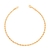 Pulseira Cordão Baiano Masculino 2,5mm Banhada a Ouro