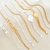 Pulseira Elo Groumet e Trevos Com Zircônia Banhada a Ouro - comprar online
