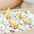 Brinco Argola Gota Aberta Cravejada Cristal Banhado a Ouro - comprar online