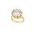 Anel Max Pedra Cristal Banhado a Ouro - comprar online