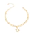 Pulseira Estrela de Davi Cravejada Banhada a Ouro