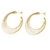 Brinco Argola Seis Fios Banhado a Ouro - comprar online