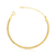 Pulseira Fita Italiana 3 mm Banhada a Ouro