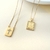 Colar Medalha Crucifixo Zircônia Cristal Banhado a Ouro