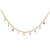 Colar Choker Bolinhas Com Pedrinhas Colors Banhado a Ouro