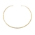 Choker Aro Liso Aberto Banhado a Ouro - comprar online
