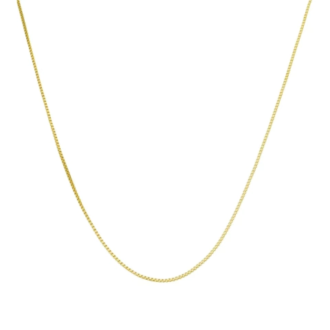 Correntinha Veneziana Avulsa 45 cm Banhado a Ouro 18k