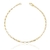 Pulseira Elo Cadeado Quadradinho Banhada a Ouro