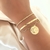 Pulseira Fita Laminada 4mm Banhada a Ouro - Lys Lazuli Semijoias