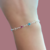 Pulseira Pedrinhas Coloridas Banhada a Prata - Lys Lazuli Semijoias