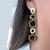 Brinco Longo Formas Livres Banhado a Ouro - comprar online