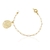 Pulseira São Bento Elo Cadeado Banhada a Ouro - comprar online