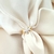 Anel Flor Cristal Banhado a Ouro