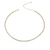 Colar Choker Riviera Cristal Banhado a Ouro - comprar online