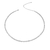 Colar Choker Riviera Cristal Banhado a Prata