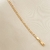 Pulseira Elo Groumet 3x1 Banhada a Ouro - comprar online