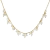 Colar Choker Corações Madrepérola e Zircônias Banhado a Ouro - comprar online