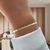 Bracelete Trabalhado Fino Banhada a Ouro