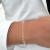 Pulseira Pedrinhas Cristal Banhada a Ouro - comprar online
