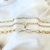 Colar Choker Elos Largos Banhado a Ouro na internet