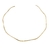 Choker Aro Ondulado Aberto Banhado a Ouro - comprar online