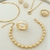 Pulseira Bolinhas Lisas 6mm Banhada a Ouro - comprar online