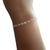 Pulseira Pedrinhas Cristal Banhada a Prata - comprar online