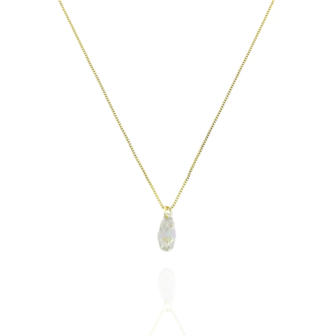 Colar Balãozinho Furta Cor Banhado a Ouro