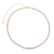 Colar Choker Riviera Pink Quadradinho Cristal Banhado a Ouro